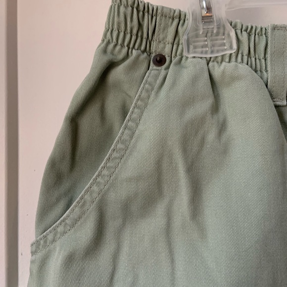 Vintage Mom Shorts Plus Mint Green - Size 24W - Picture 6 of 7